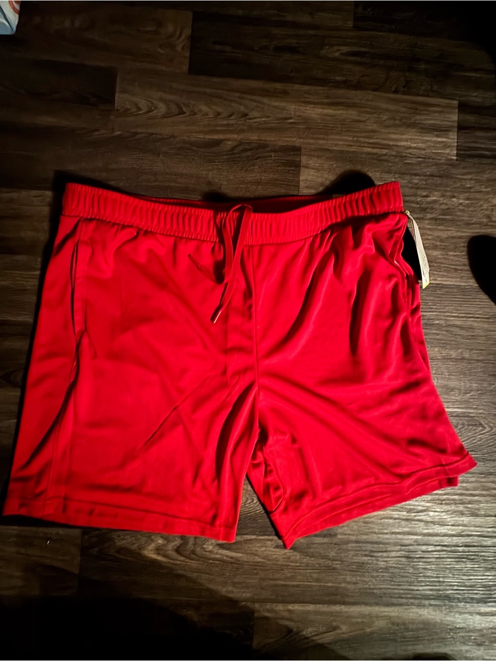 all in motion Men's Bright Red Athletic Drawstring Shorts
